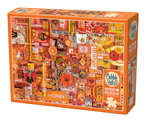 Cobble Hill | Orange | 1000 Piece Jigsaw Puzzle