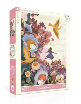 Among Flowers 1000 Piece Jigsaw Puzzle | New York Puzzle Company